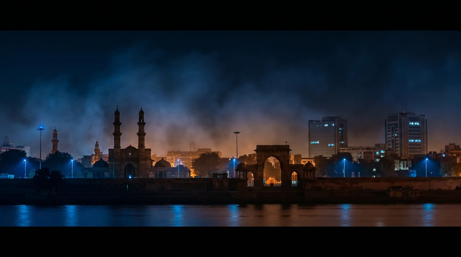 Ahmedabad at blue hour
